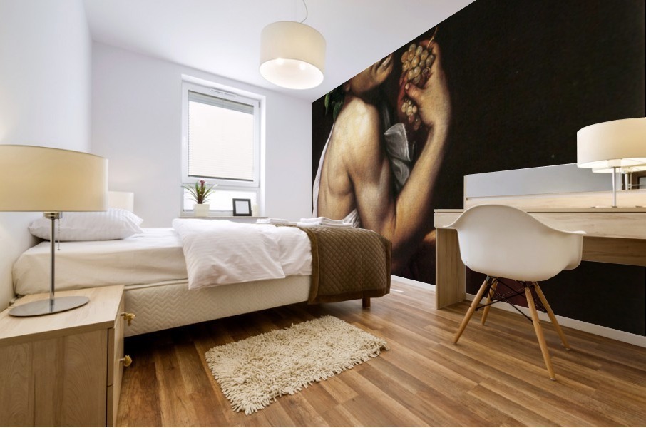 Young Sick Bacchus Mural print