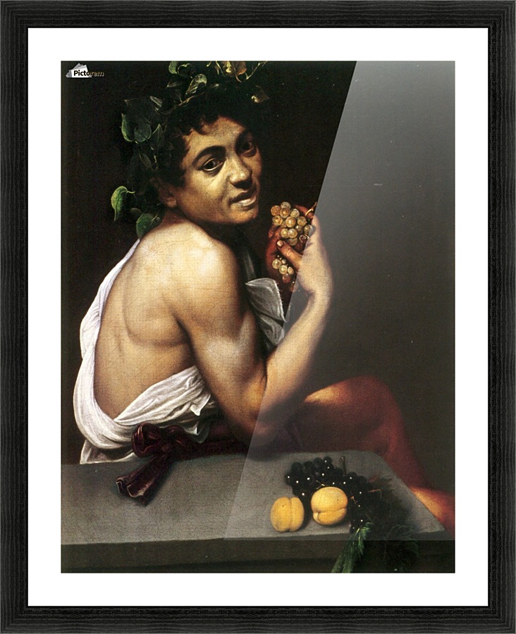 Young Sick Bacchus Picture Frame print
