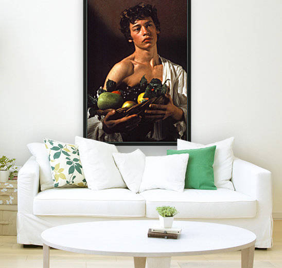 Man with fruits by Caravaggio
