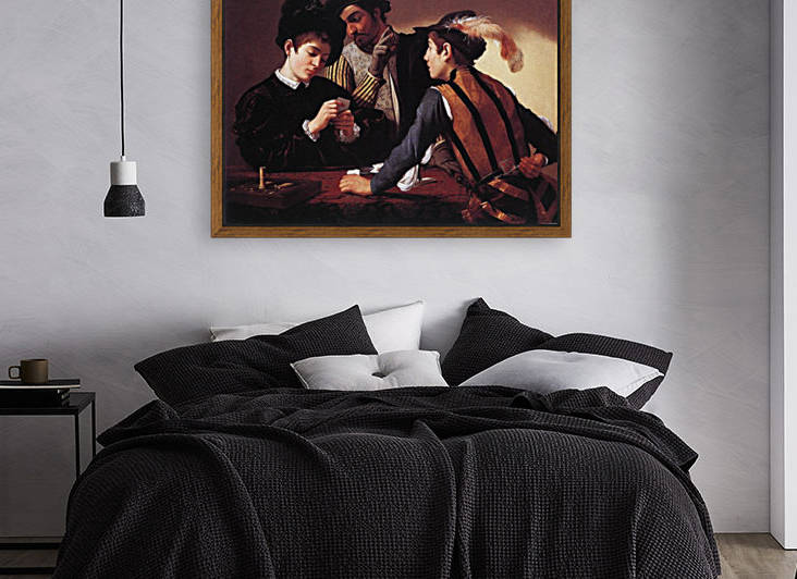 The cardsharps by Caravaggio