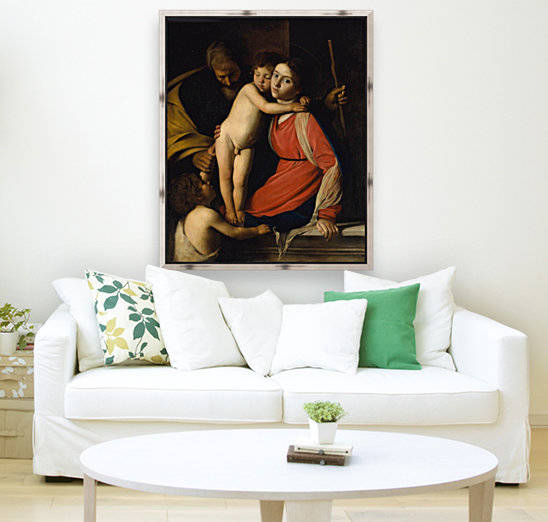The Holy Family with the Infant St. John the Baptist by Caravaggio