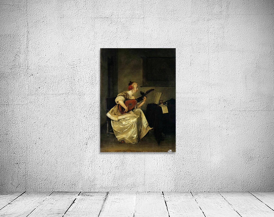 The lute player Wall Preview