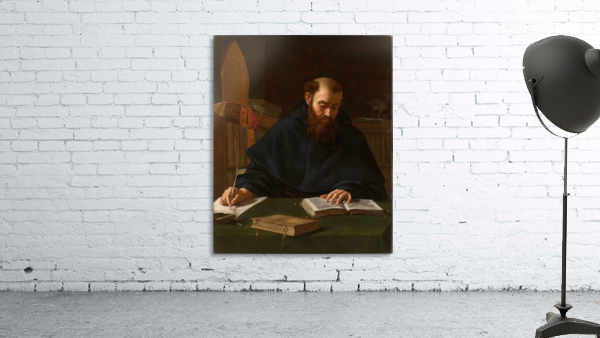 Saint Augustine in his study Wall Preview