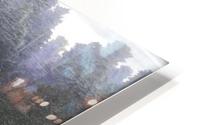Waldschlucht mit Rotwild HD Metal print