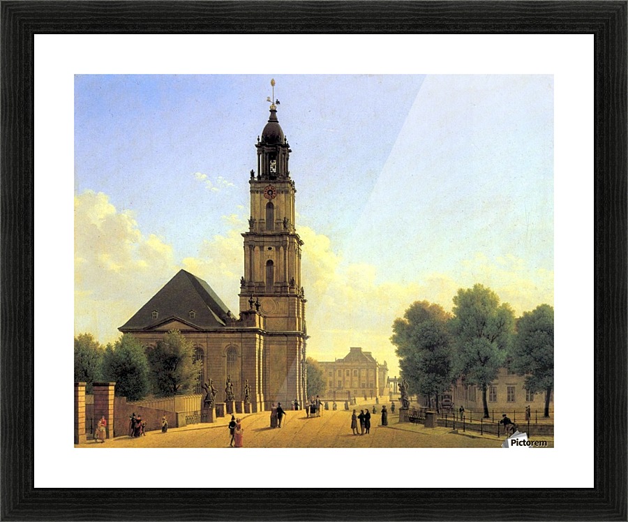 Garnisonkirche Potsdam 1827 Picture Frame print