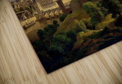 Una ciudad medieval Carl Hasenpflug puzzle