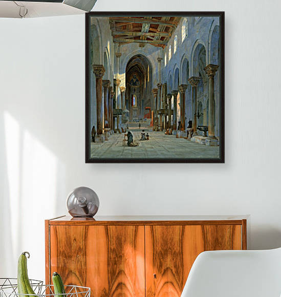 Interno della Cattedrale di Cefalu by Carl Werner