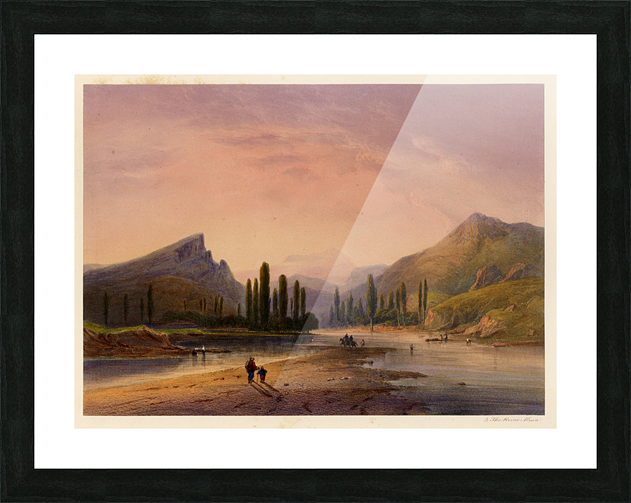 The river Alma Picture Frame print