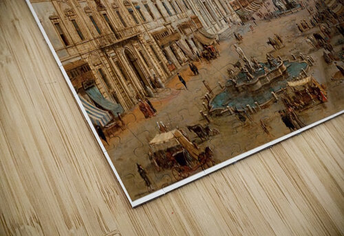 The Piazza Navona Caspar van Wittel puzzle