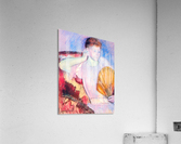 Lady with Fan Acrylic Print