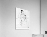 Nursing Acrylic Print