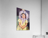Margo In White Acrylic Print