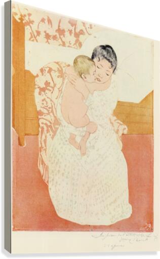 Motherly tenderness Canvas Print