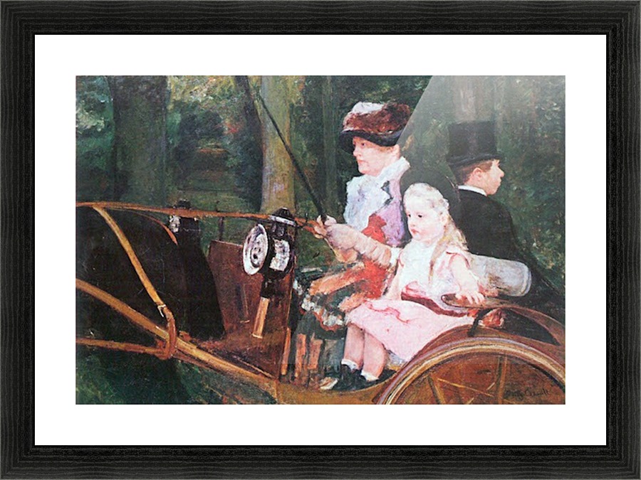 In the wagon Picture Frame print