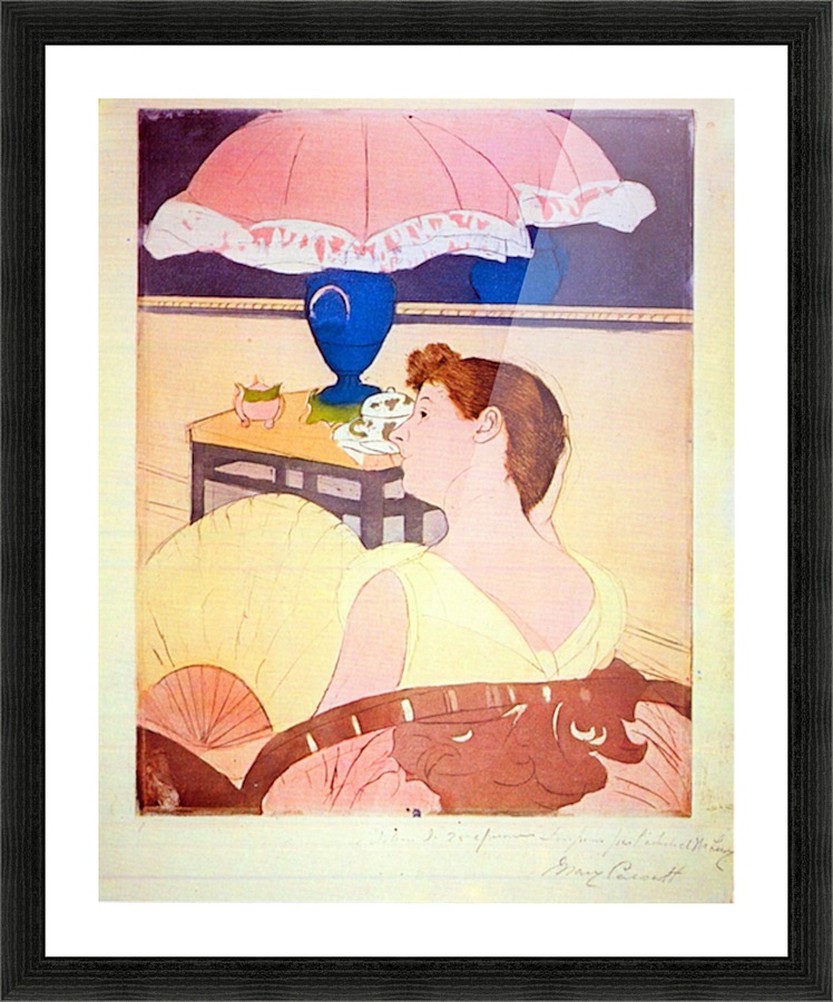 The Lamp Picture Frame print