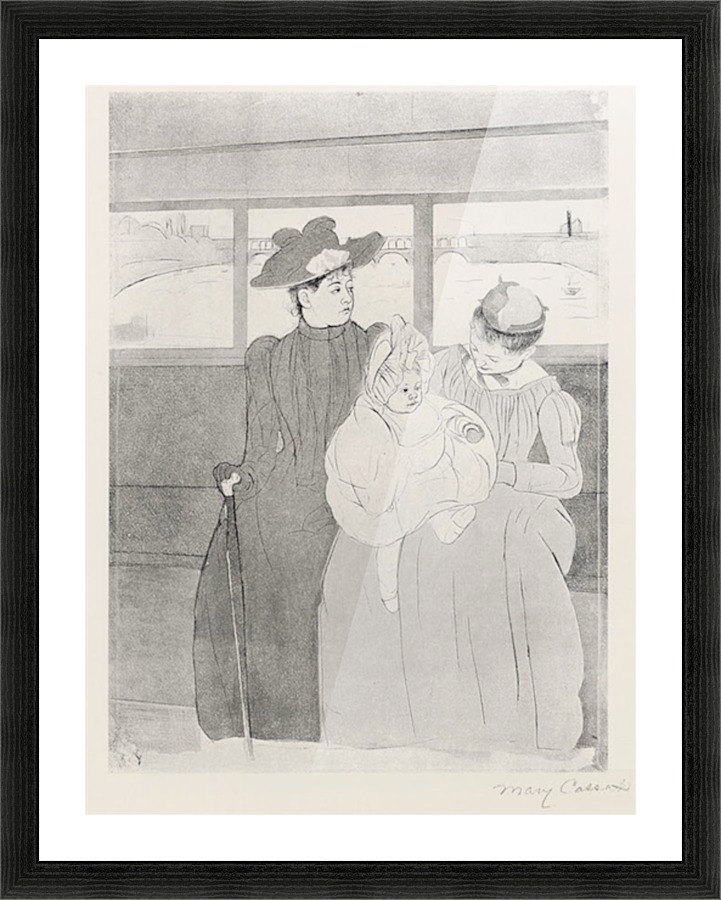 The streetcar Picture Frame print