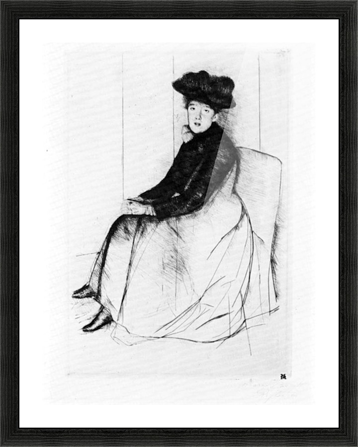 Thoughtfully Picture Frame print