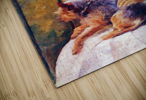 Lady with dog Cassatt puzzle