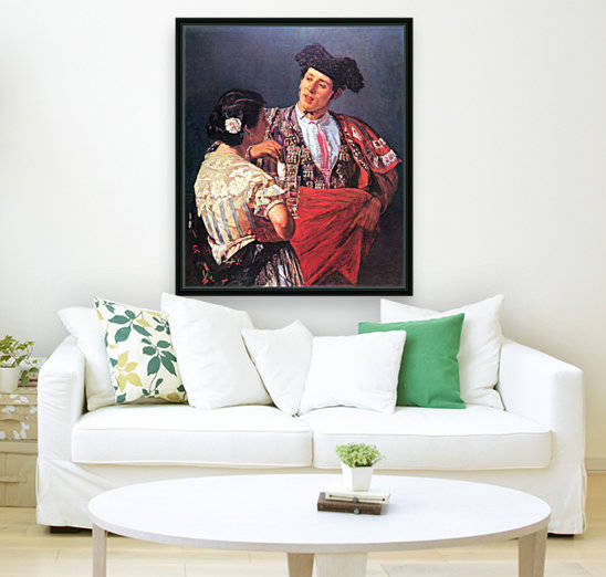 Torero and young girl by Cassatt