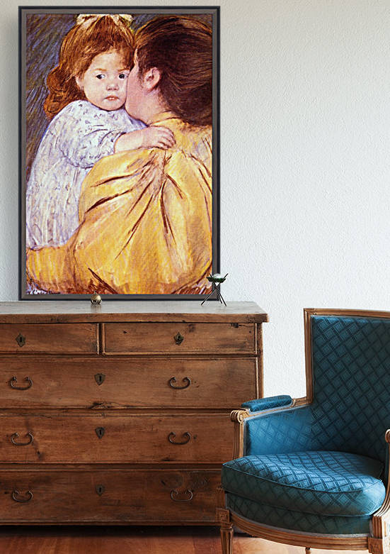The Maternal Kiss by Cassatt