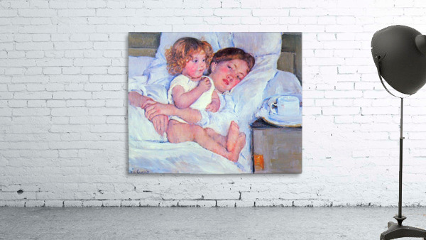 Breakfast in bed Wall Preview