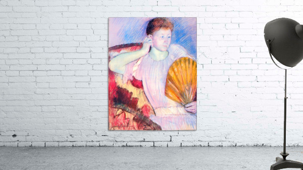 Lady with Fan Wall Preview