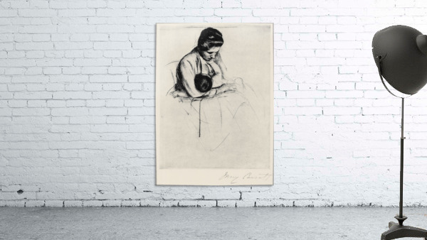 Mother nurses child Wall Preview