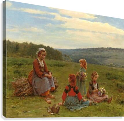 The story Canvas Print