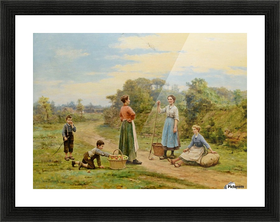 The apple thief Picture Frame print