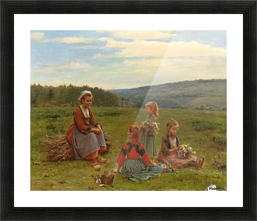 The story Picture Frame print
