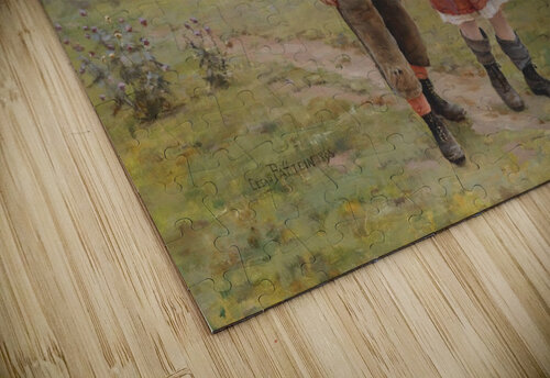 Children walking home Cesar Pattein puzzle