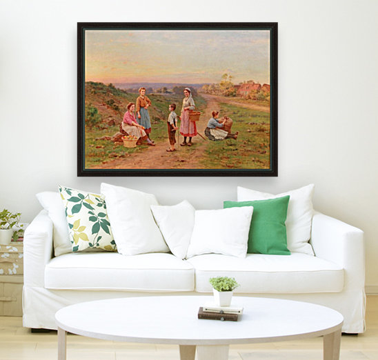 The apple pickers, 1908 Reproduction