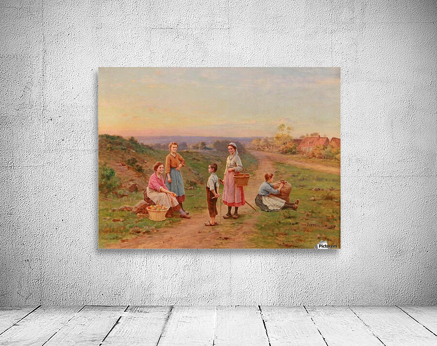 The apple pickers, 1908 Wall Preview