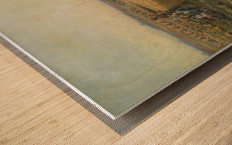The harvest Wood print