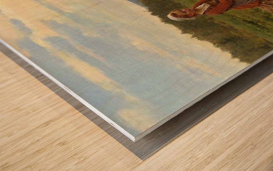 The story Wood print