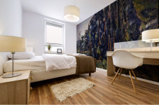 The Poplars Mural print