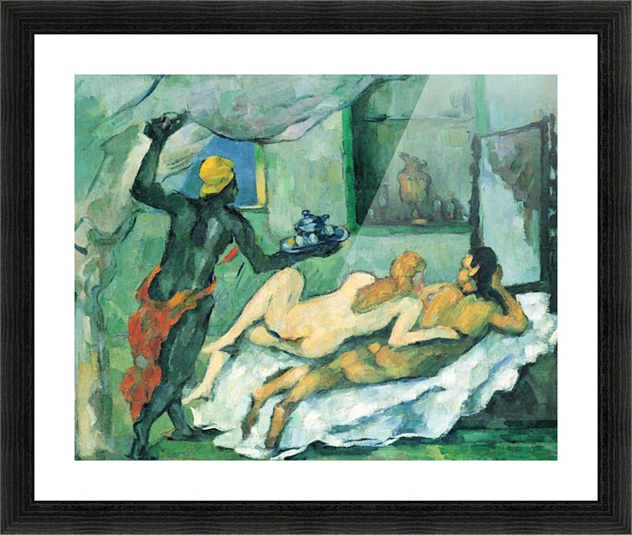 After lunch in Naples Picture Frame print