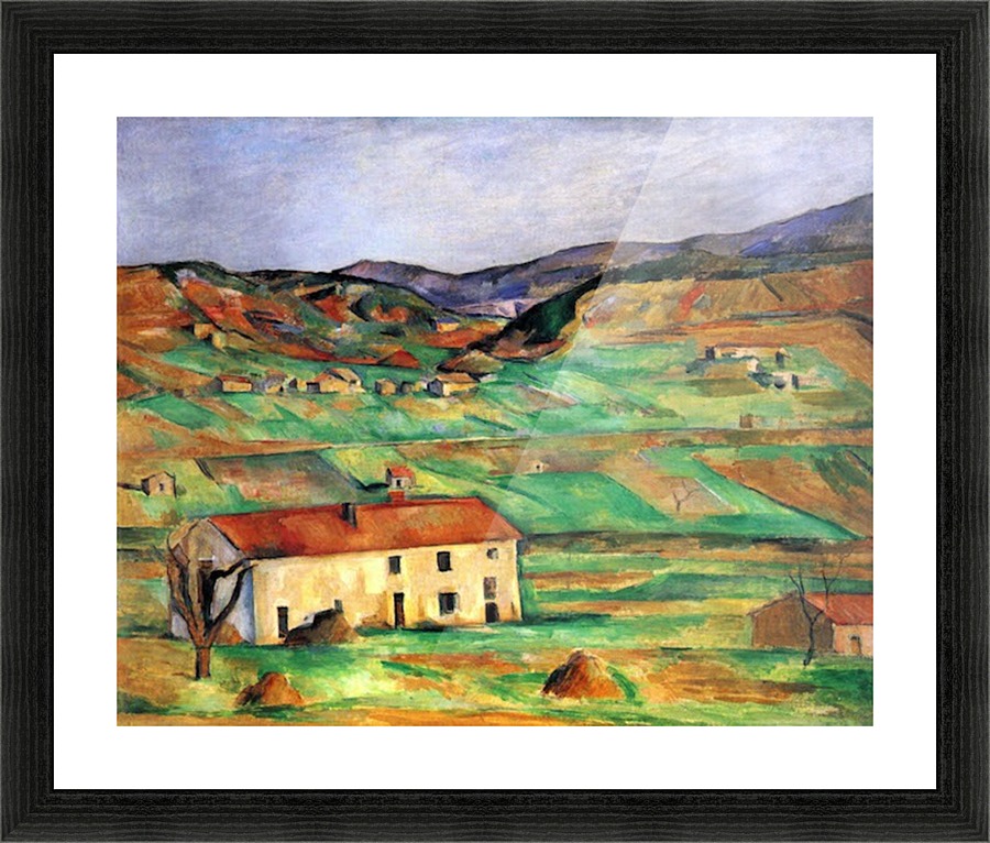 Around Gardanne Picture Frame print