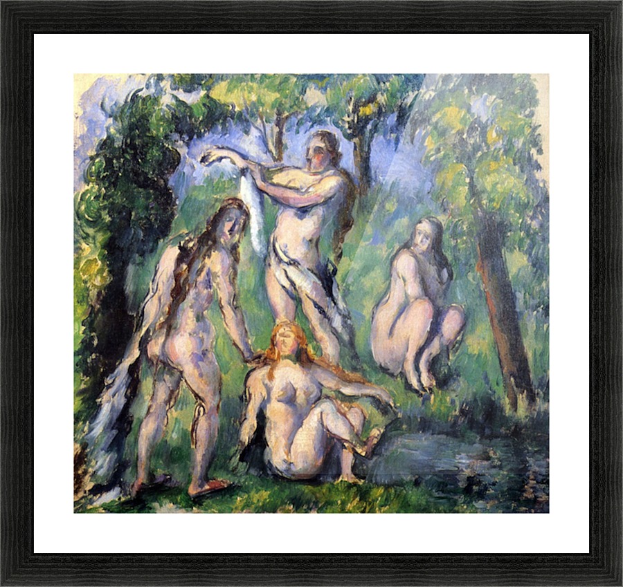 Bathers 2 Picture Frame print