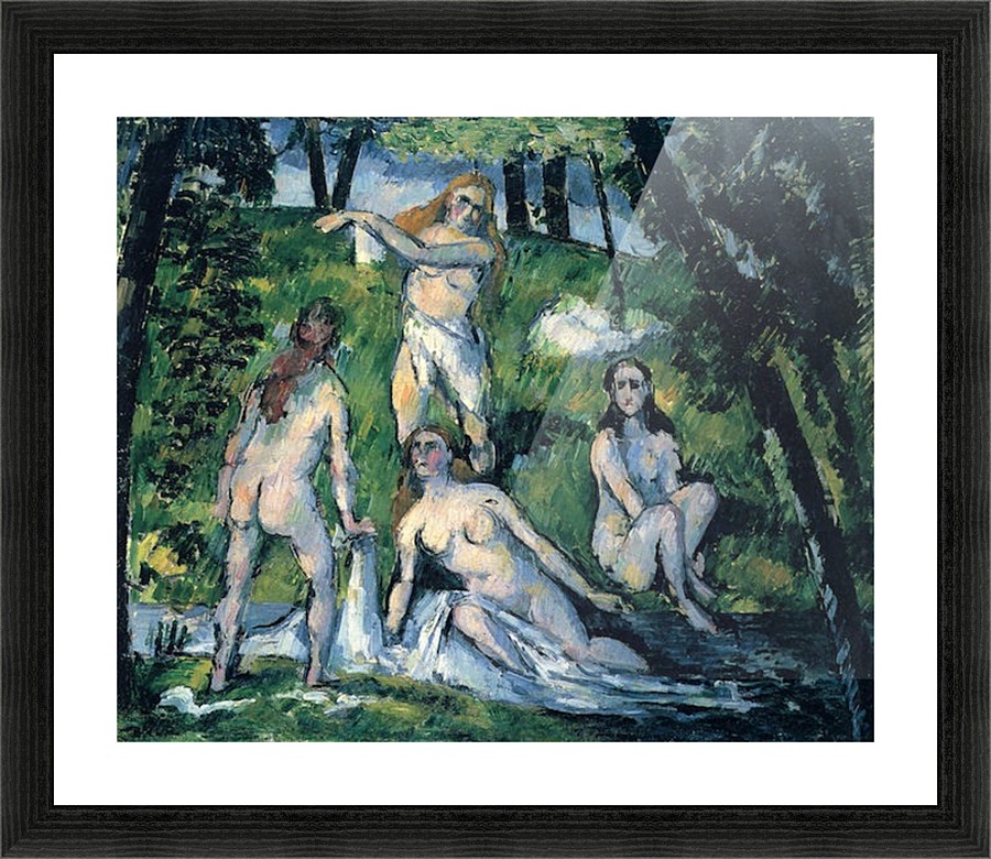 Bathers Picture Frame print