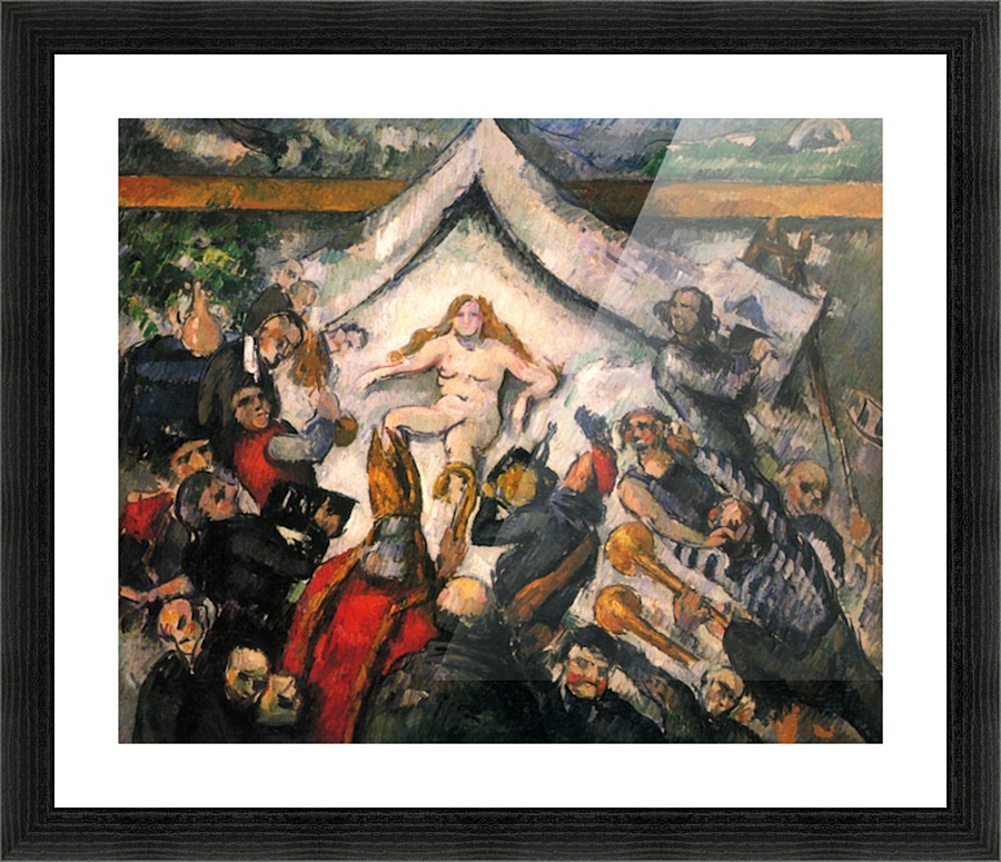 Female Picture Frame print