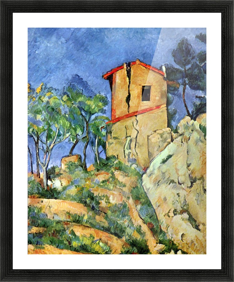 House with Walls Picture Frame print