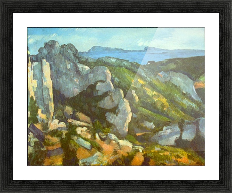 L Estaque Picture Frame print