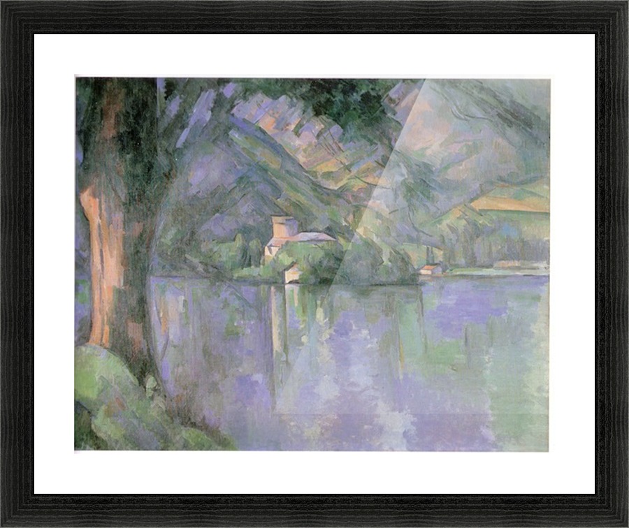 Le_lac_d_Annecy_1896 Picture Frame print