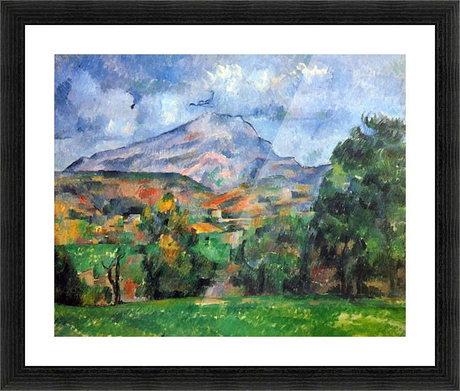 Mount St. Victoire Picture Frame print
