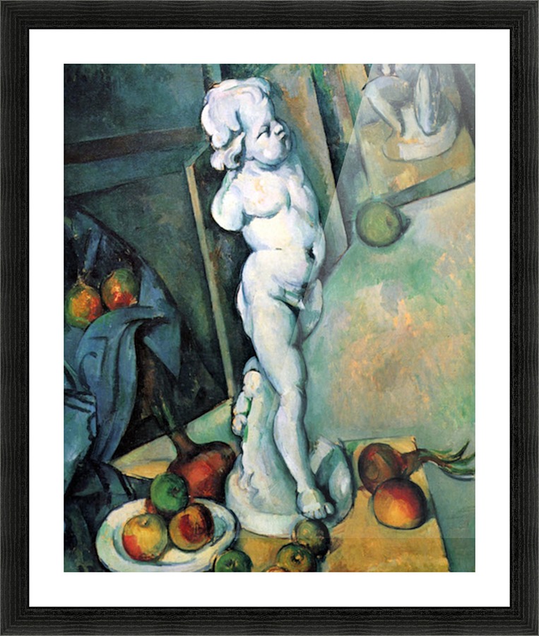 Still Life with Cherub Picture Frame print