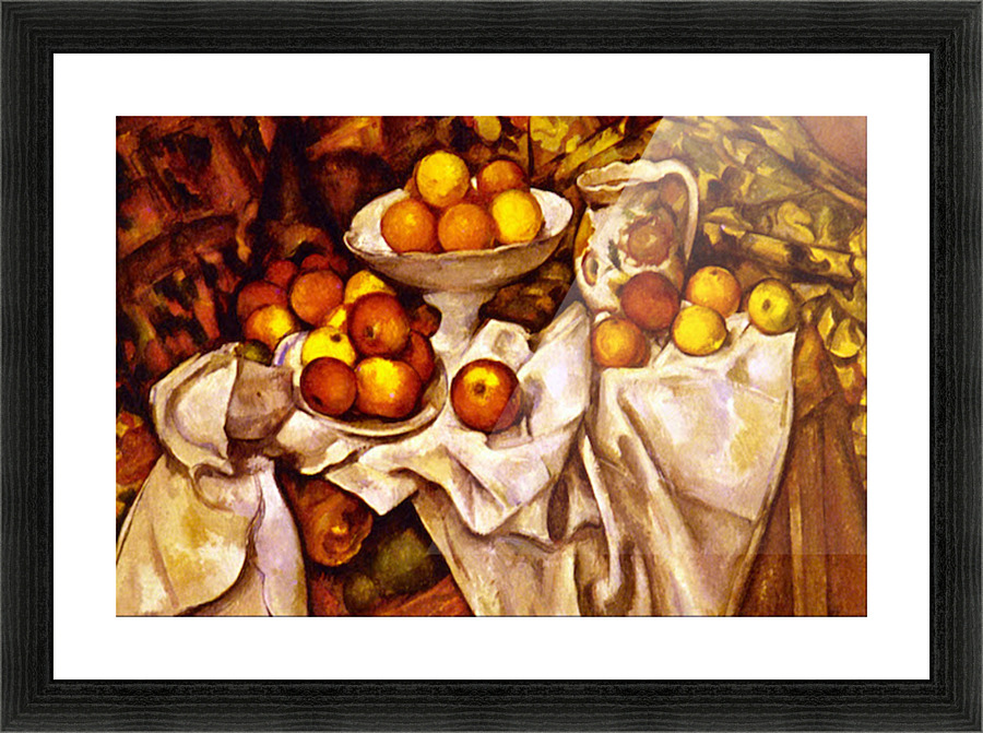 Apples and Oranges Picture Frame print