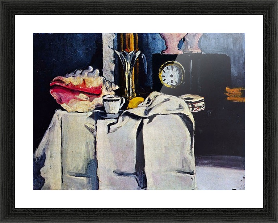The Black Marmour Picture Frame print