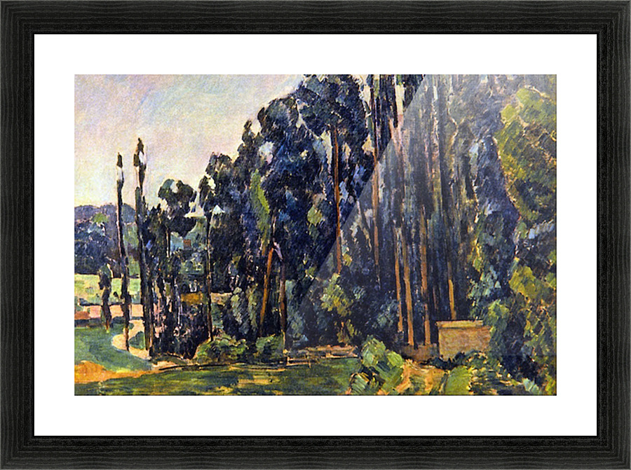 The Poplars Picture Frame print