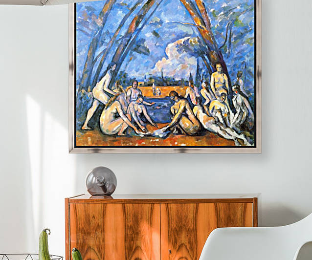 Large Bathers 2 by Cezanne